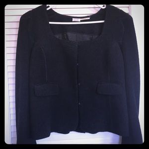 Leon Max wool/polyester/silk jacket.